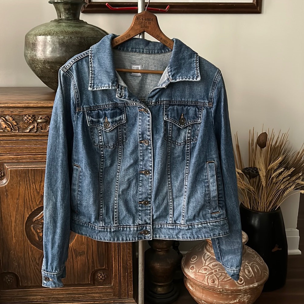 VINTAGE JCP Denim Jacket 100% Cotton